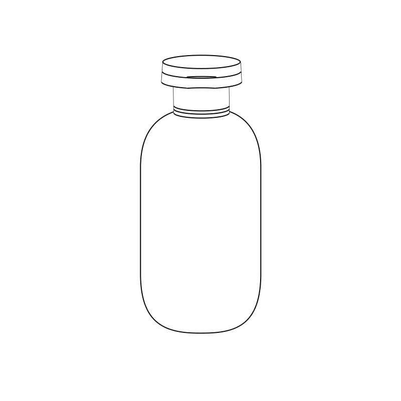 botella cosmética