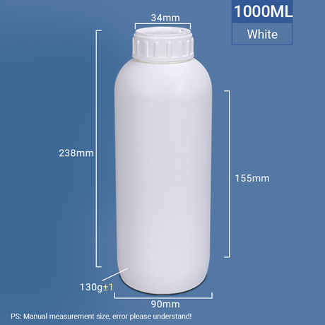 Botella de 1000 ml de coex 1L Botella de barrera alta para pesticidas