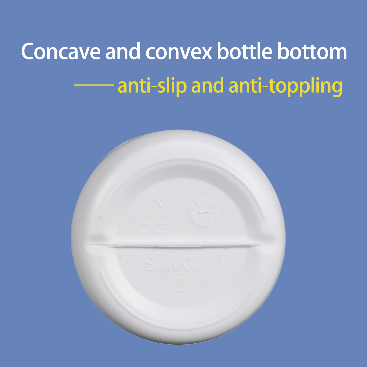 Botella de barrera de plástico Coex de 1 litro con tapón de rosca y sello de papel de aluminio para envases de disolventes orgánicos