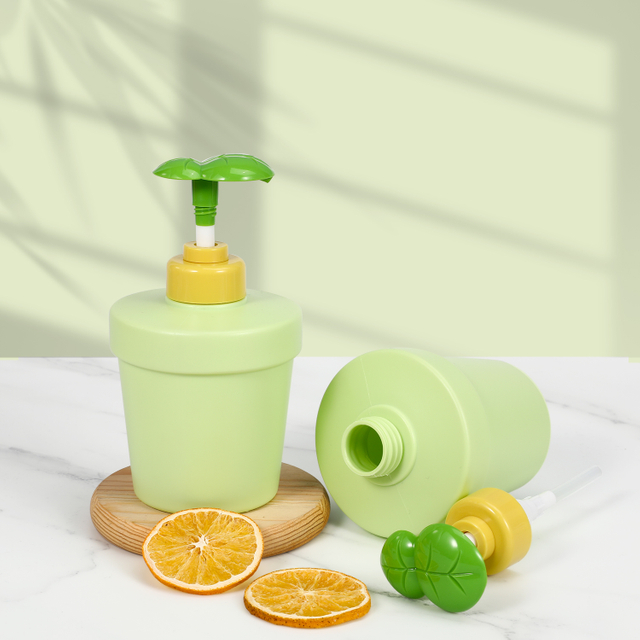 400ml linda botella de boba cosmética de body botella de bomba de loción vacío 