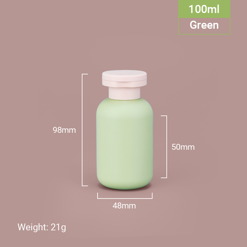 Botella de champú de tapa superior de 100 ml