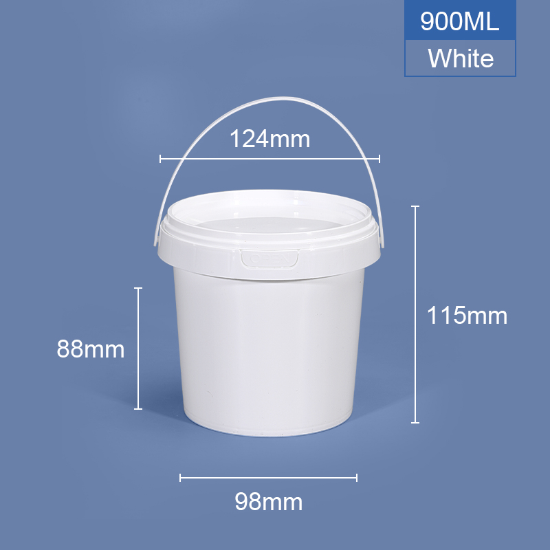 900 ml 30 oz. Bañera de plástico redonda