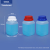Botella de HDPE cuadrada de cuello ancho de 500 ml