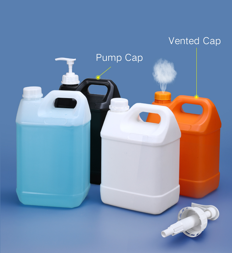 Jarras estilo 3L F Jarra de plástico HDPE de 3 litros Bidón de plástico