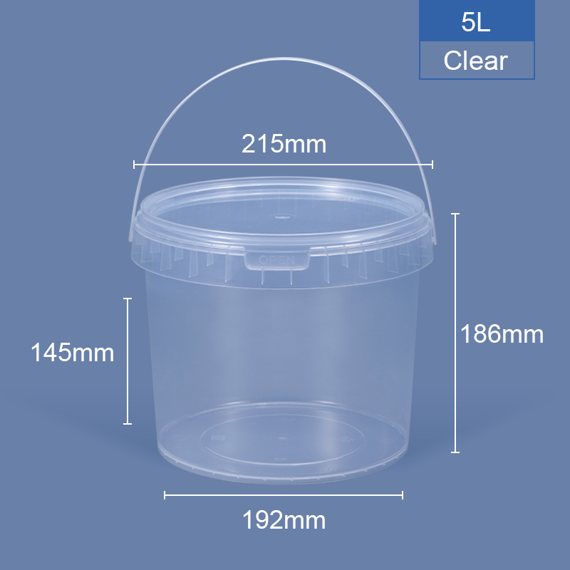 5L Bucket PP de grado alimenticio