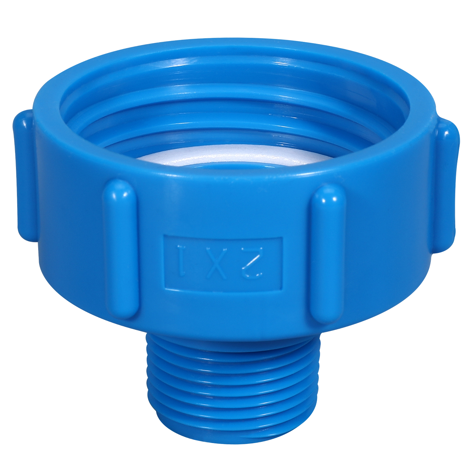 Conector IBC Conector del conector de agua Conector interno S60 x 6 Con conexión de la manguera 1/2 '' 3/4 '' 1 pulgada