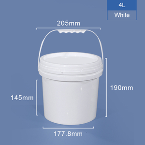 4L PP Bucket de plástico