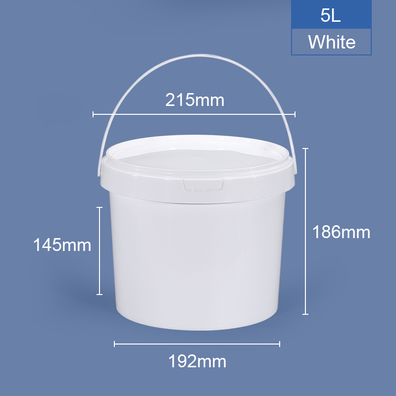 5L Bucket PP de grado alimenticio