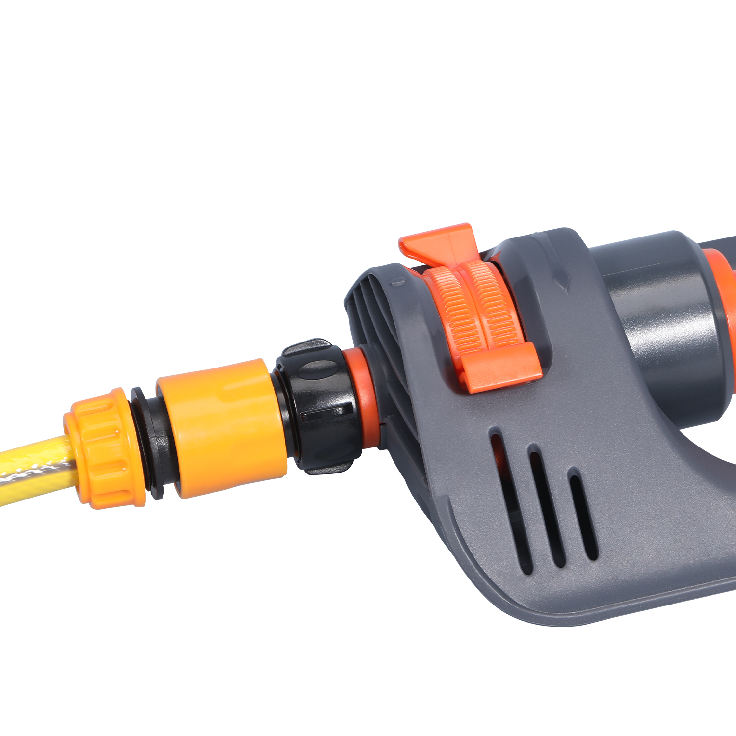 Rociador de césped oscilante con boquillas de latón de 19 orificios, cubiertas de hasta 8-10 m, incluye aguja de limpieza de chorro de aerosol