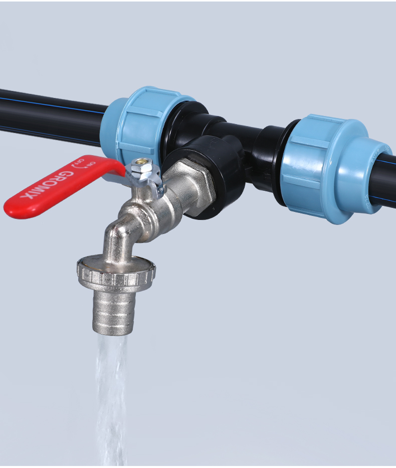 20/25/32 mm Juntas de tubería de tanque de agua IBC 1/2 '' 3/4 '' Codo conectores de agua de jardín rectas conector de manguera de plástico