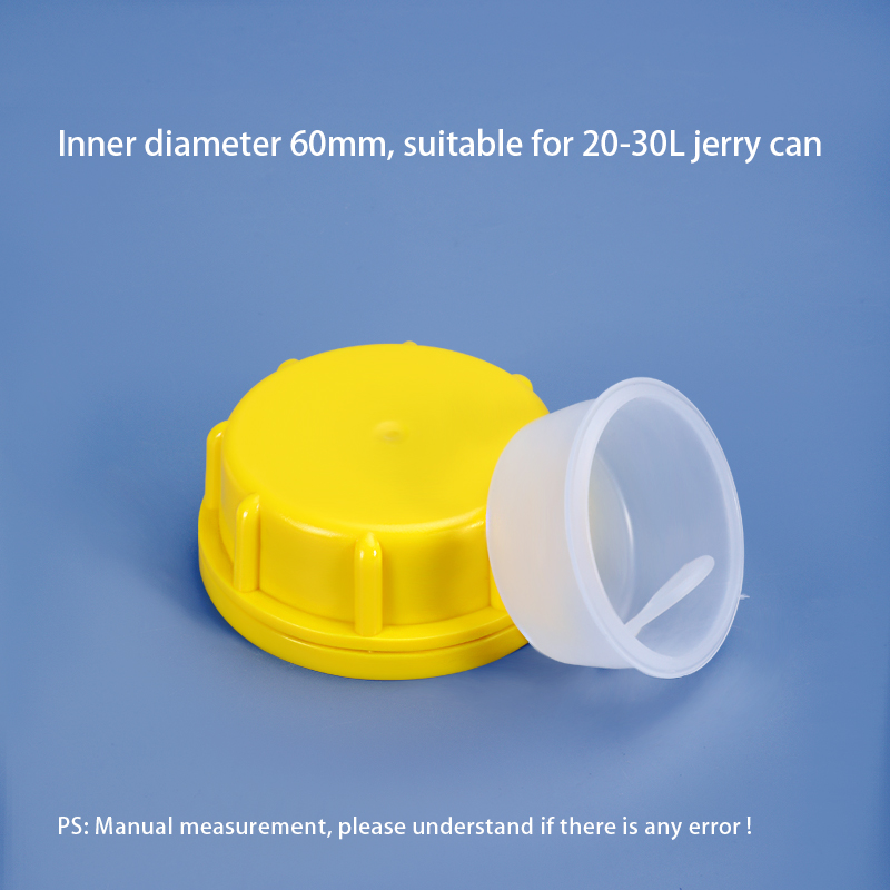 Tapa de 60 mm con tapón interior para bidón de plástico de 20-30 l