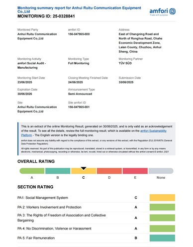  Certificado BSCI 