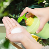400ml linda botella de boba cosmética de body botella de bomba de loción vacío 