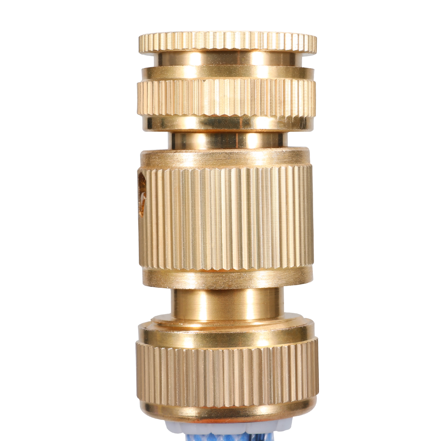 Conectores rápidos de latón sólido, hilos hembras Adaptador de grifo de 3/4 pulgadas Conexión de manguera de latón, adecuado para lavadoras, mangueras de jardín, lavado de automóviles
