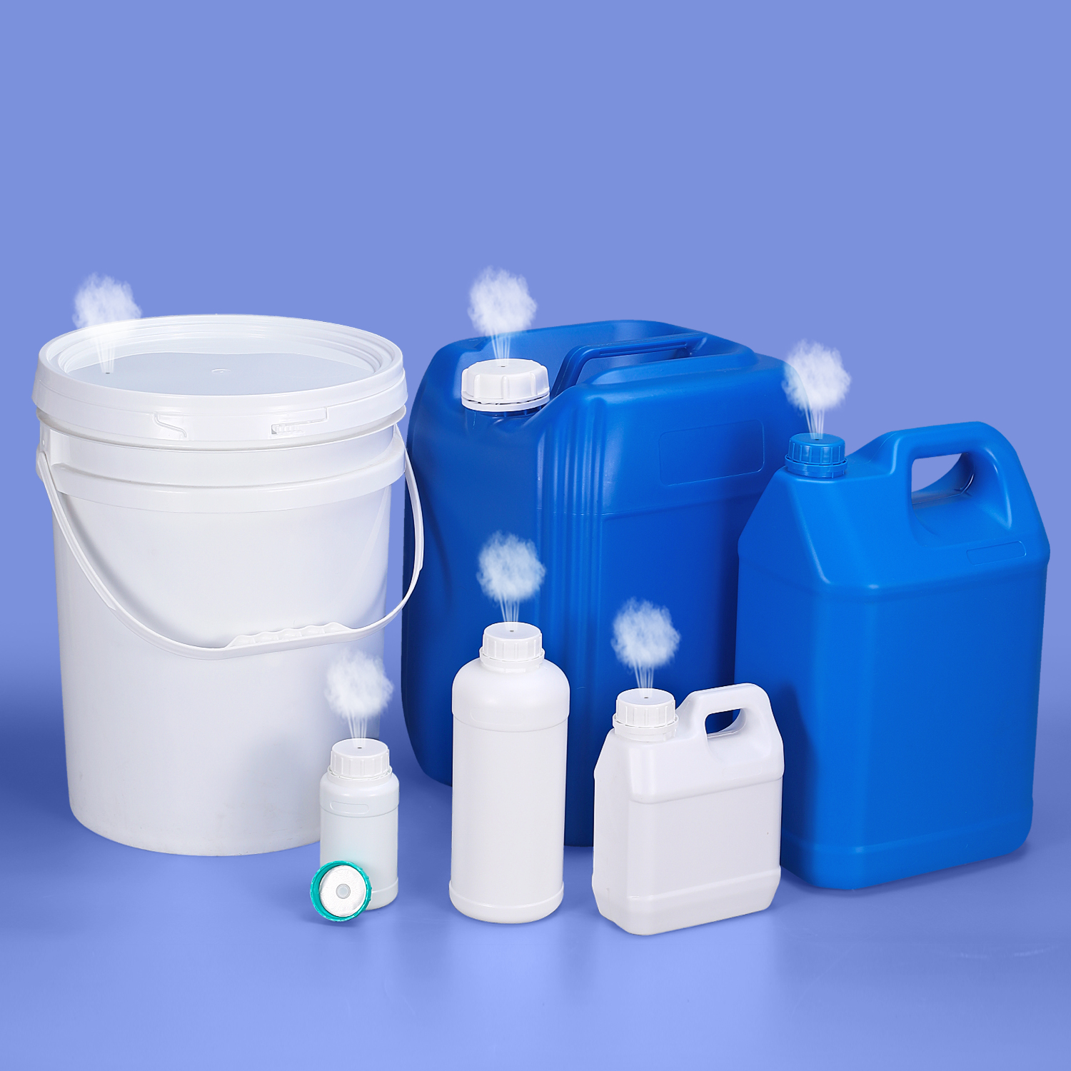 Tapa respirable TE (a prueba de manipulación) Tapa ventilada para botella de plástico