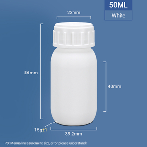 Botella de 50 ml de botella de barrera alta para pesticidas