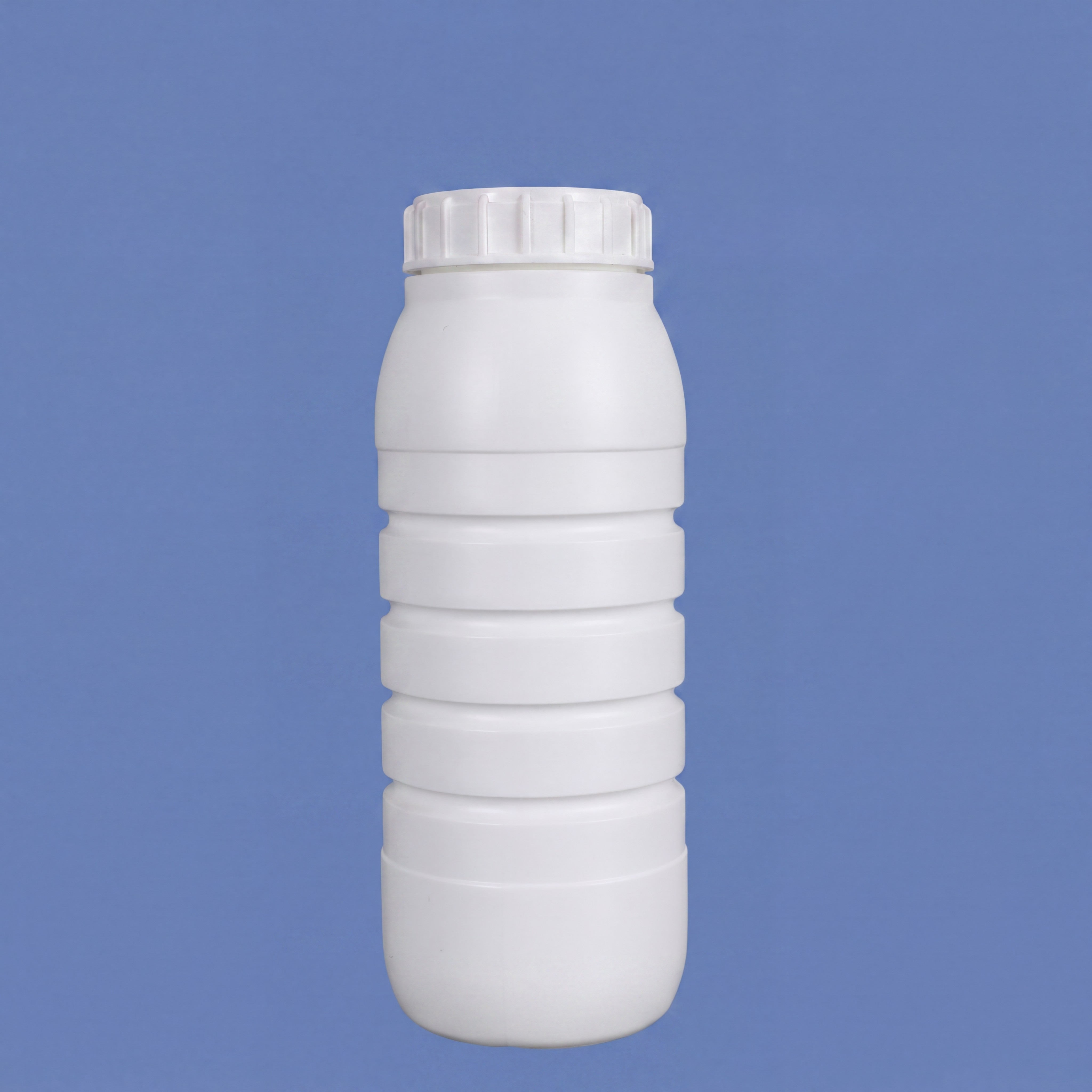 Botella de barrera de plástico Coex de 1 litro con tapón de rosca y sello de papel de aluminio para envases de disolventes orgánicos