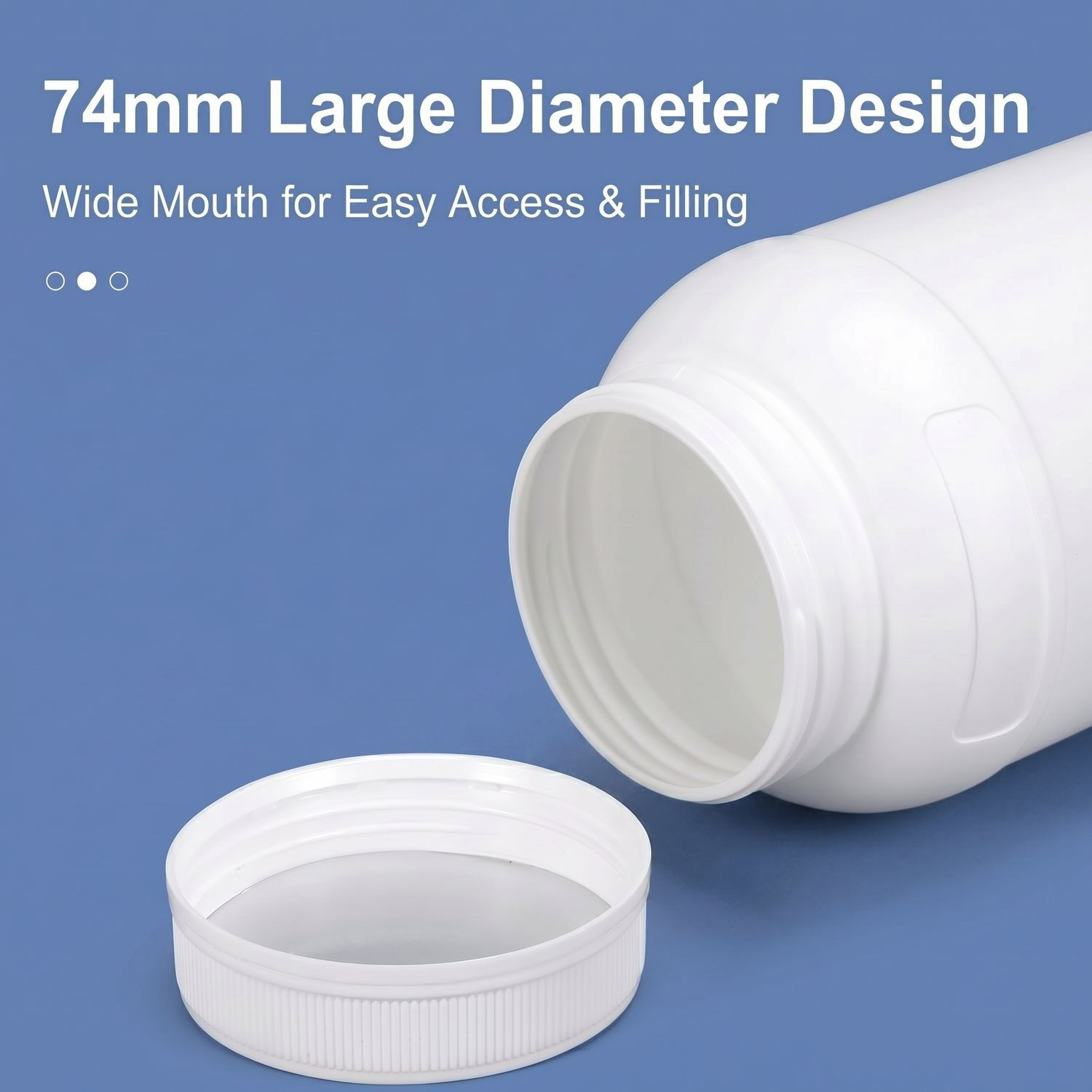 Venta al por mayor de botella de HDPE fluorado de 2L, recipiente de boca ancha a prueba de fugas para líquidos viscosos y disolventes orgánicos