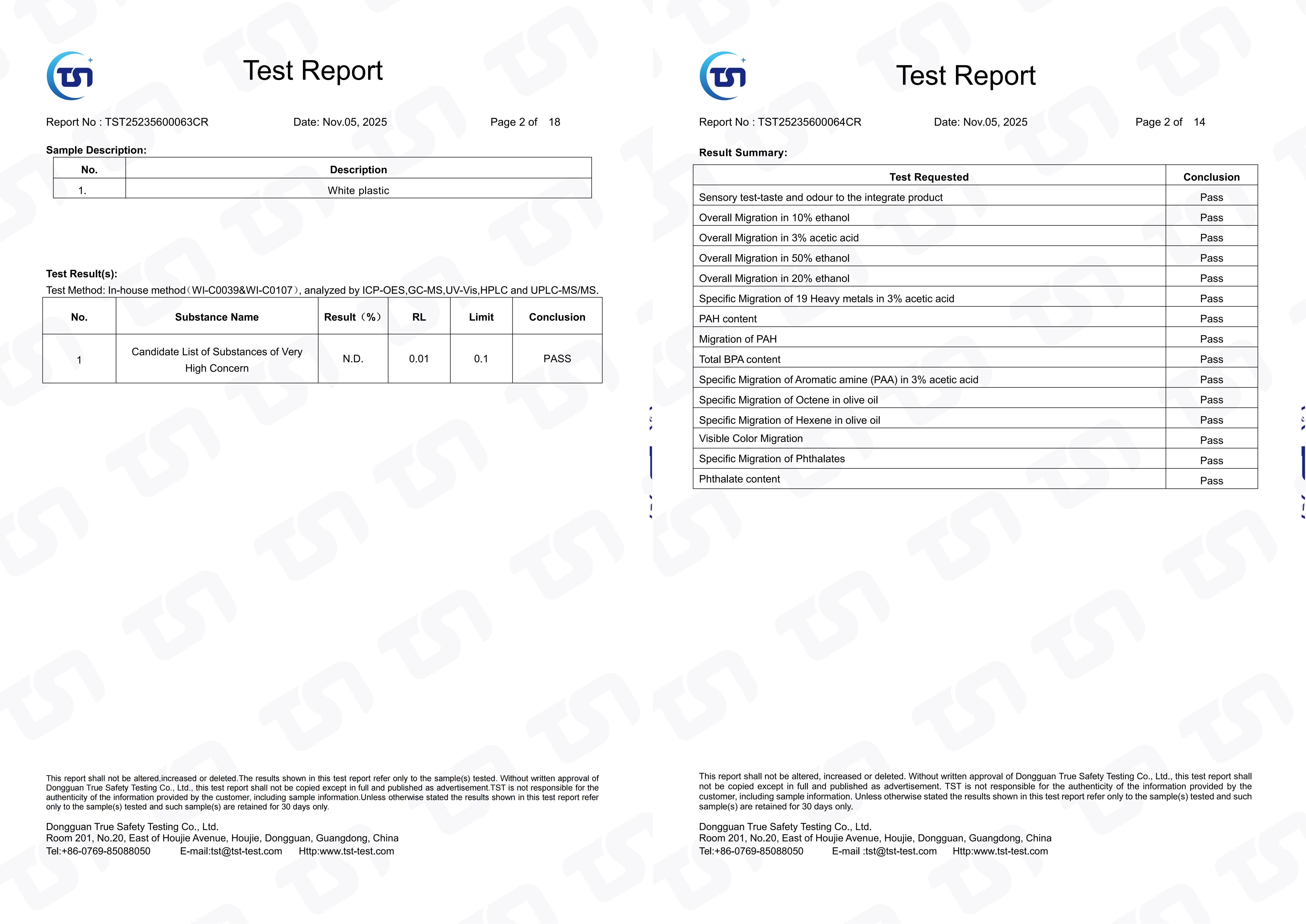 Los cubos de plástico UMETASS logran la aprobación completa en las pruebas integrales de cumplimiento de la UE