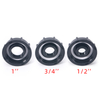 IBC Adaptador Adaptador de 60 mm Hilo grueso 1/2 '3/4 '' 1 pulgada de salida, 275-330 galones con conector de tapón de drenaje para manguera de jardín de tanques de agua para el tanque de agua