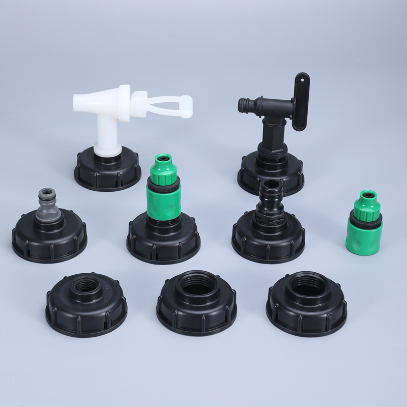  IBC TOTE TANK MANGUERA ADAPTOR VÁLVULA DEL FAUCET VÁLVULA IBC S60X6 ENCONTRADO 3/4 'CONECTOR