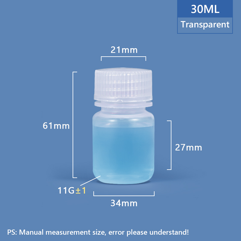 Botella de plástico de plástico de 10 ml de ancho de ancho