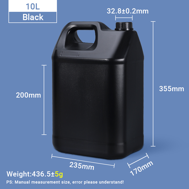 Jarras estilo F de 10L Jarra de plástico HDPE de 10 litros Bidón de plástico