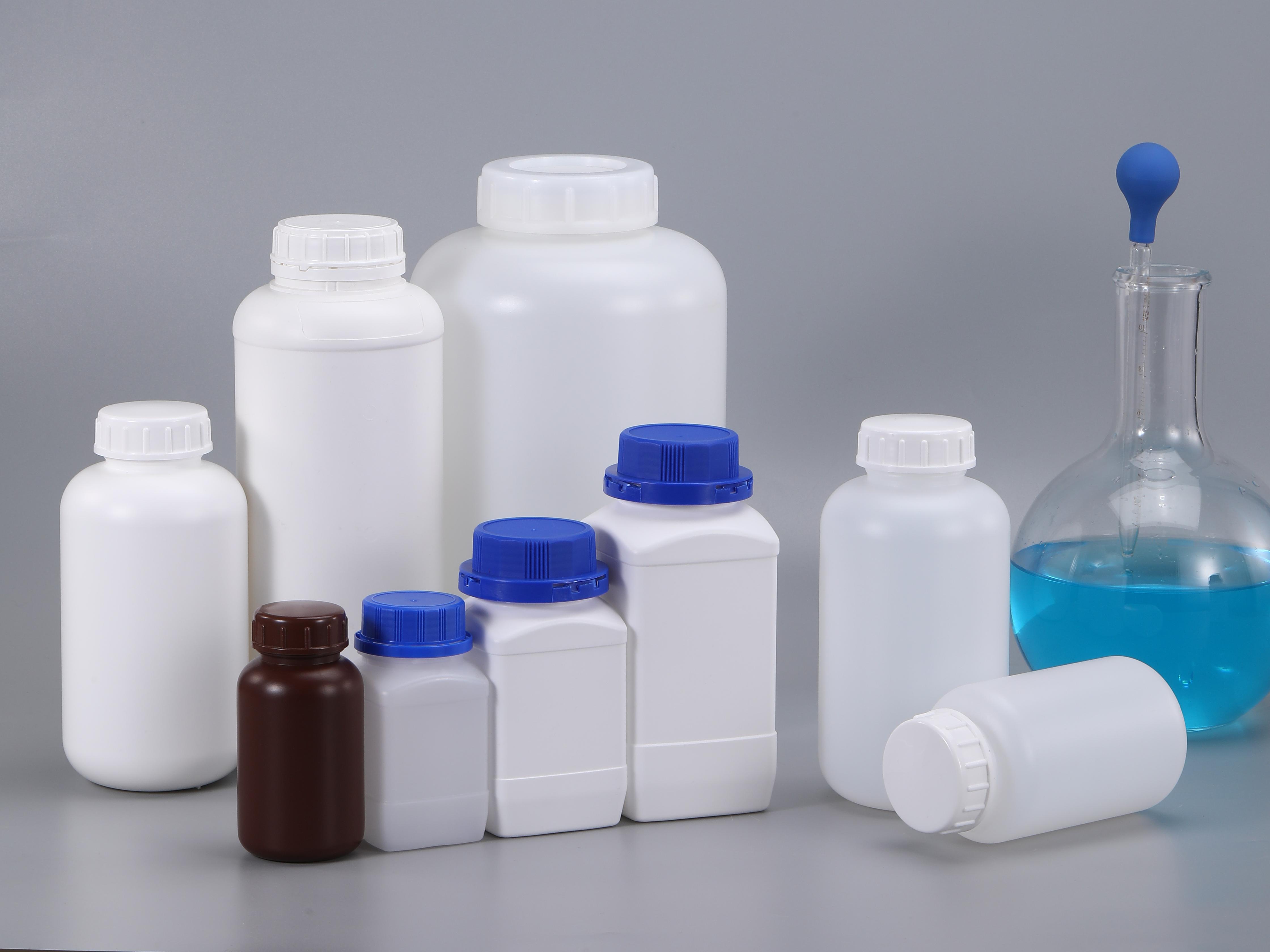 Botellas redondas est&aacute;ndar de HDPE para fragancias