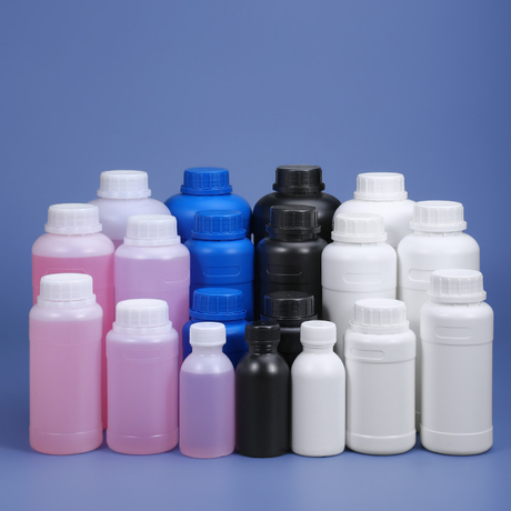 Botella de plástico blanco hdpe de grado alimenticio