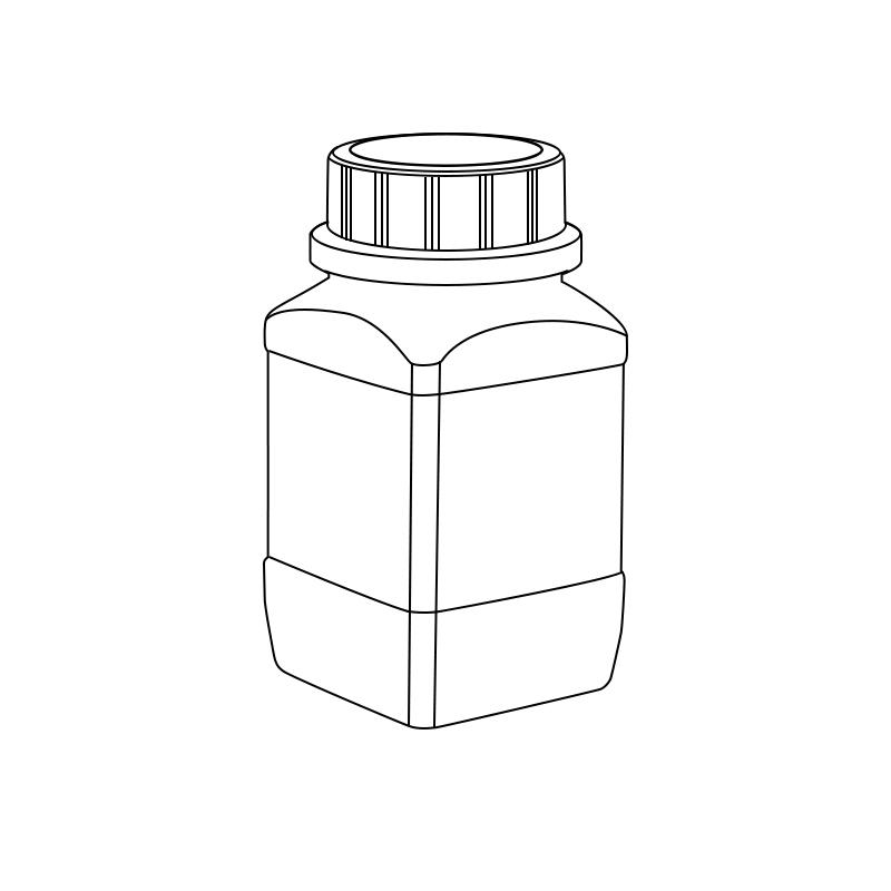 Botella de hdpe de cuello ancho