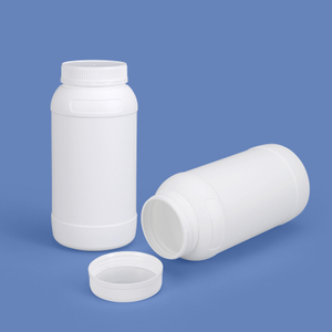 Venta al por mayor de botella de HDPE fluorado de 2L, recipiente de boca ancha a prueba de fugas para líquidos viscosos y disolventes orgánicos