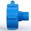 Conector IBC Conector del conector de agua Conector interno S60 x 6 Con conexión de la manguera 1/2 '' 3/4 '' 1 pulgada