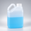 Jarra estilo F de plástico HDPE de 5L, bidón con asa lateral