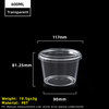 Vaso de plástico PET transparente de 16 oz y 600 ml