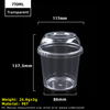 Vaso de plástico PET transparente de 24 oz y 770 ml