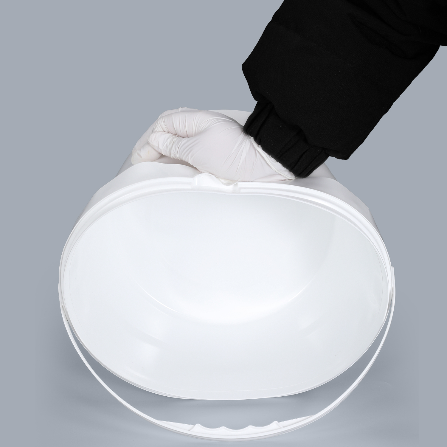 Cubo de plástico PP de calidad alimentaria de 8 litros con tapa