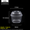 Vaso de plástico PET transparente de 14 oz y 520 ml