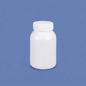 300ml HDPE Wide Mouth Plastic Bottle with Inner Cap Leakproof for Chemical Lab Use